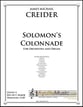 Solomon's Colonnade Orchestra sheet music cover